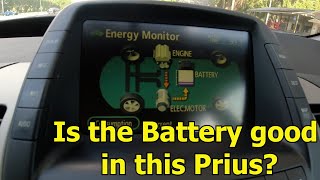 Using the DR. Prius app to figure out if the battery is bad on a 2nd gen prius.