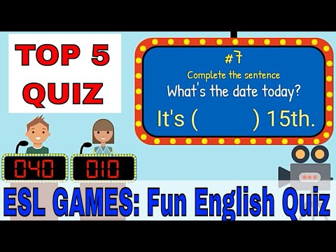Easy english quiz - top five quiz