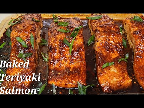 Quick & Easy Baked Teriyaki Salmon Recipe | Teriyaki Salmon | 30 minutes @ToyasKitchen