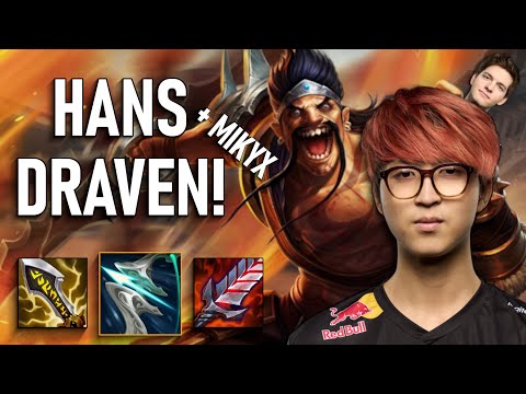 HANS AND MIKYX ARE TERRIFYING! G2 Hans Sama Draven ADC + Mikyx Nautilus vs. Zeri EUW CHALLENGER 13.3