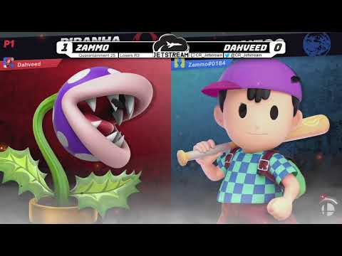 Quarantainment 25 Losers R3 - Dahveed (K. Rool, Plant) Vs. Zammo (Ness) Smash Ultimate - SSBU