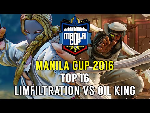 Street Fighter V Tournament: Manila Cup 2016 Top 16 - PAD Limfiltration (Vega) v Oil King (Rashid)