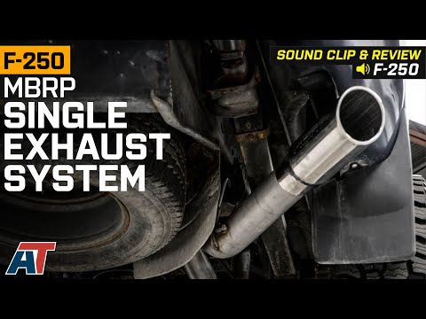 2011-2016 6.2L F-250 MBRP Armor Plus Single Exhaust System Review & Sound Clip