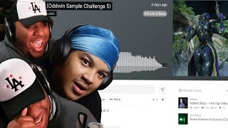 I WAS A JUDGE ON ODDWIN'S BEAT SAMPLE CHALLENGE CONTEST FOR HIS VIEWERS...