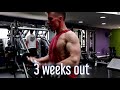 3 Weeks Out - Arm day, Breakfast & Posing Class