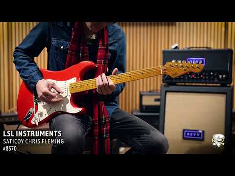 LsL Instruments Fleming Series Saticoy '50s Maple Neck SSS – Dakota Red image 11