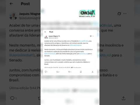 Jaques Wagner confirma saída de liderança do governo no Senado