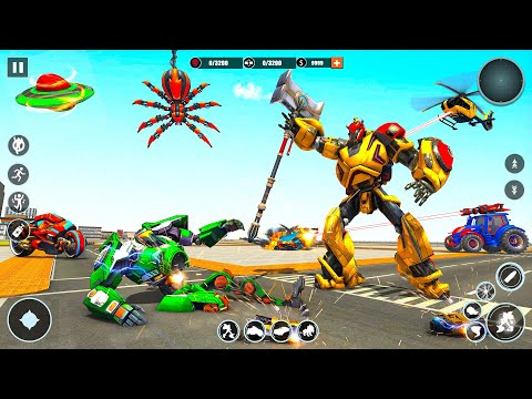 Flying Tiger Robot Car Games flying tiger robot car games dino - Android Gameplay