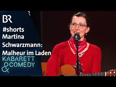 Martina Schwarzmann beim Herrenausstatter | Live auf der Bühne | #shorts | BR Kabarett & Comedy