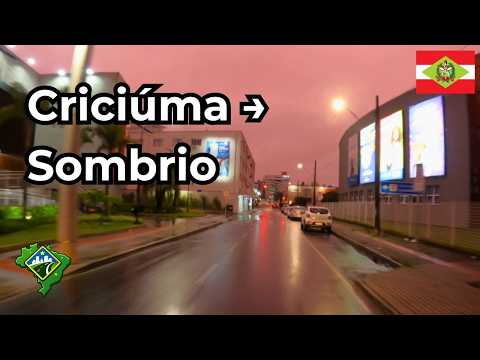 BR-101 Sul: O Trecho Logístico entre Criciúma e Sombrio (SC) sob Chuva