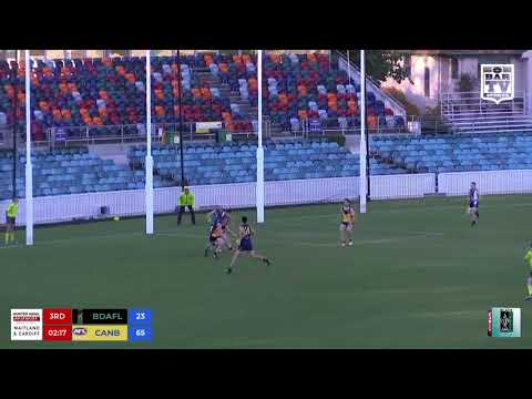 2018 NSW/ACT Representative Match Highlights - Canberra AFL v BDAFL