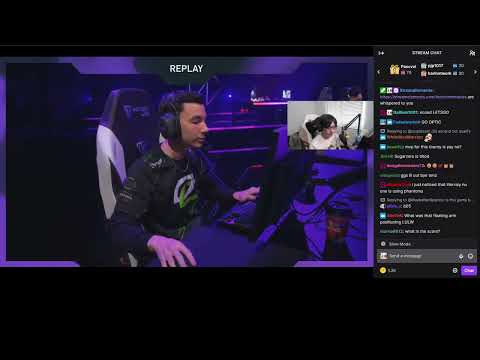 TENZ AND TWITCH CHAT REACTS TO OPTIC GAMING VS ZETA DIVISION