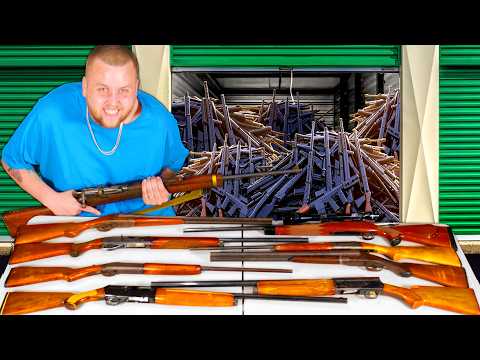 I Bought a GUN HOARDERS Storage Unit FULL Of Guns Floor To Ceiling!
