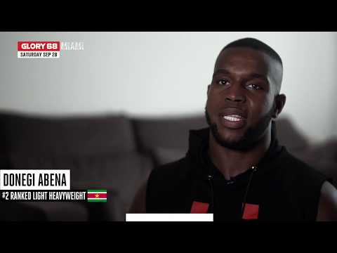 GLORY 68: Donegi Abena welcomes Alex Pereira to the light heavyweight division