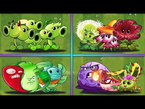 PvZ 2 | 4 Random Team Plants Battlez Team Zombies - Who Will Win?