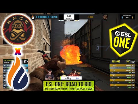 GOD ALLU ? 🇫🇮 ENCE vs 🇩🇰 Copenhagen Flames TRAIN HIGHLIGHTS  - ESL One: Road to Rio 2020