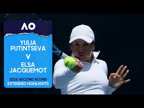 Yulia Putintseva v Elsa Jacquemot Extended Highlights | Australian Open 2026 Second Round
