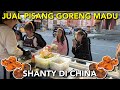 PERTAMA KALI JUAL PISANG GORENG MADU DI CHINA RASA MANIS DAN GARINGNYA MENARIK PERHATIAN ️