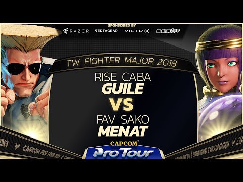 RISE Caba (Guile) vs FAV Sako  (Menat) - TW FIghter Major 2018 Winners Finals - SFV - CPT 2018
