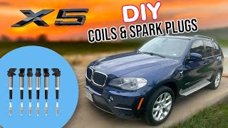 BMW X5 N55 2011+ DIY Coil and Spark Plug Change E70 E71