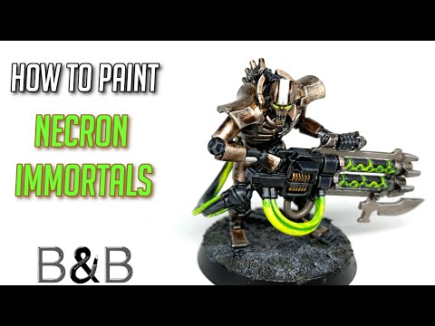How to paint Necron Immortals