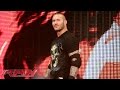 Randy Orton Challenges Seth Rollins Raw April 6 2015
