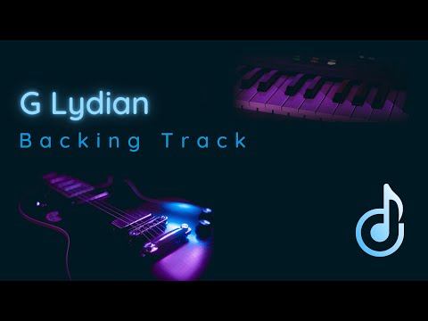 G Lydian backing track for guitar | Blue Dust