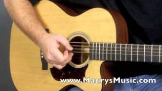 Video thumbnail for Martin OMCPA4 acoustic guitar by Maury's Music