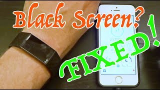 FITBIT CHARGE 3 AND 4 BLACK SCREEN FIX!