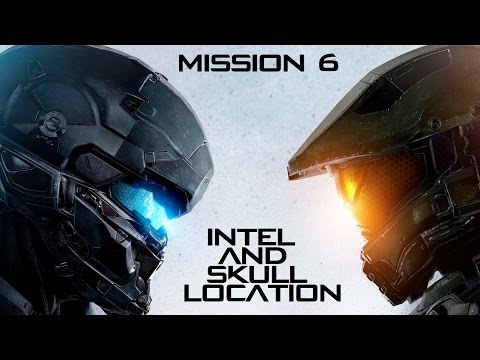 Halo 5 - Mission 6: Evacuation - Intel & Skull Locations