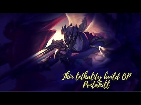 Jhin lethality build OP