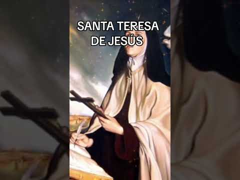 SANTA TERESA DE JESÚS.- #cristo #santavirgen #jesus #fe  #diosteama