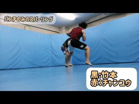【竹本の実験】パンチのみのスパーリング【総合格闘家のボクシング】