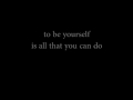 Audioslave - Be yourself Karaoke version 