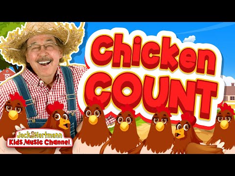 Chicken Count | Fun Counting Song for Kids! | Jack Hartmann