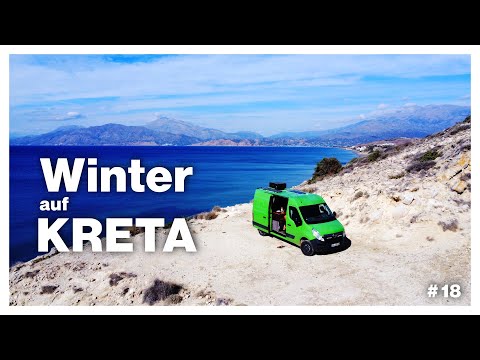 Greece - traveling through southern Crete by campervan