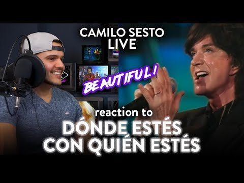 Camilo Sesto Reaction Dónde Estés, Con Quién Estés ( SOO REAL!) | Dereck Reacts