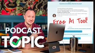 Podcasting Ideas: Find your Podcast Topic (Free Tool)