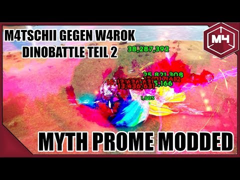 ARK Myth Prome Modded - M4TSCHII GEGEN W4ROK RUNDE 2! STÄRKERE MYTH DINOS! (Folge 32)