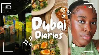 dubai diaries ♡ immersive art museum , Dubai fountain show & dinner