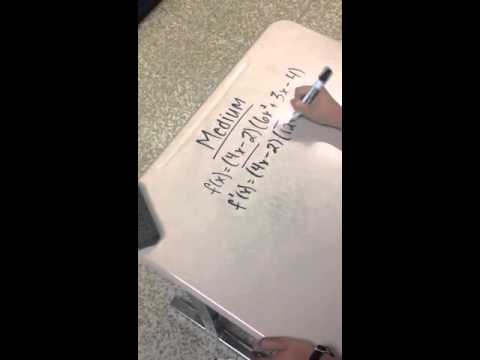 Medium problem (Product Rule Angela & Angelica)