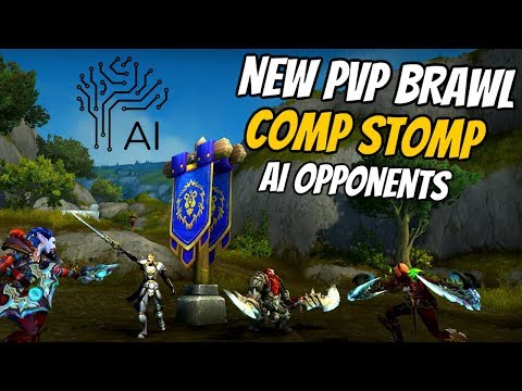 New PvP Brawl: Comp Stomp - AI opponents | World of Warcraft Battle For Azeroth