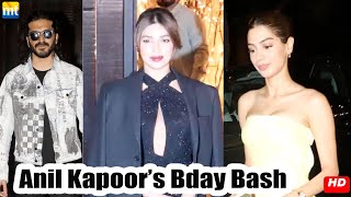 Khushi Kapoor, Bhumi Pednekar, Harshvardhan Kapoor, David Dhawan at Anil Kapoor's Birthday Bash