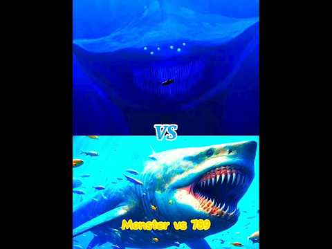 megalodon vs el gran maja°mosasaurus°blue whale #shorts #viral #monster #music #the 💥🔥