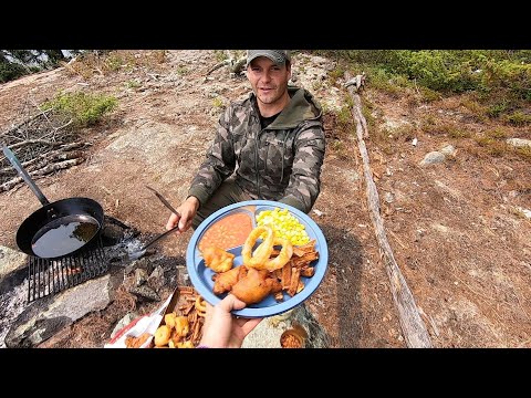 How to Cook a Beer Battered Walleye Shore Lunch the Guides Way!