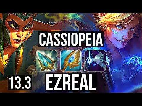 CASSIO & Jhin vs EZ & Zac (ADC) | 4/0/5, 2.7M mastery, Rank 6 Cassio | KR Challenger | 13.3