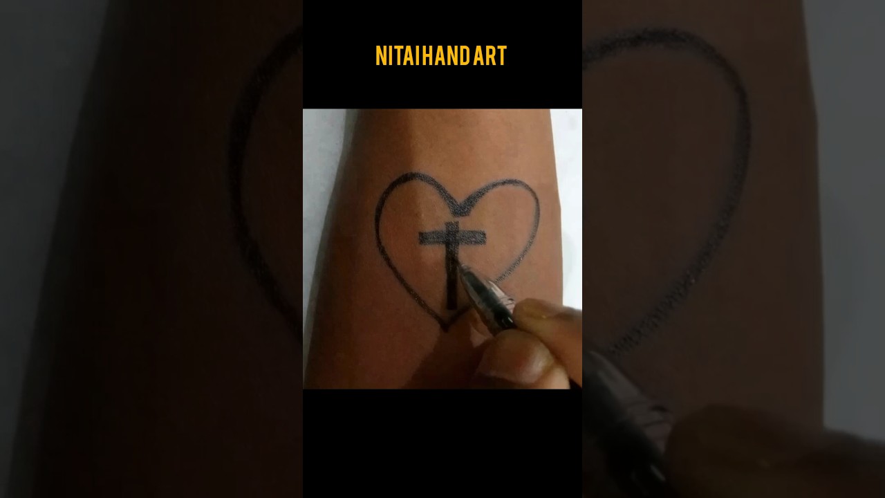 Jesus cross ✨✨ #tattoo #jesus #cross #shorts #viral