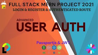 Build A Full MERN Stack Project From Scratch | Advanced User AUTH | NODE + REACT + PassportJS + JWT