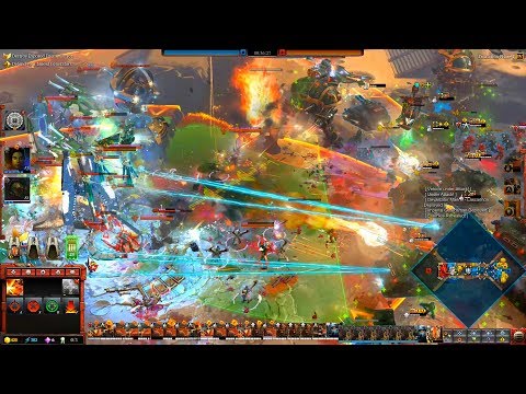 Space Marines vs Eldar - 3v3, Hard AI, Epic Battle - Warhammer 40K: Dawn Of War 3 - Deathwatch Mod