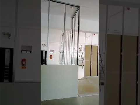 Gypsum drywall partitions